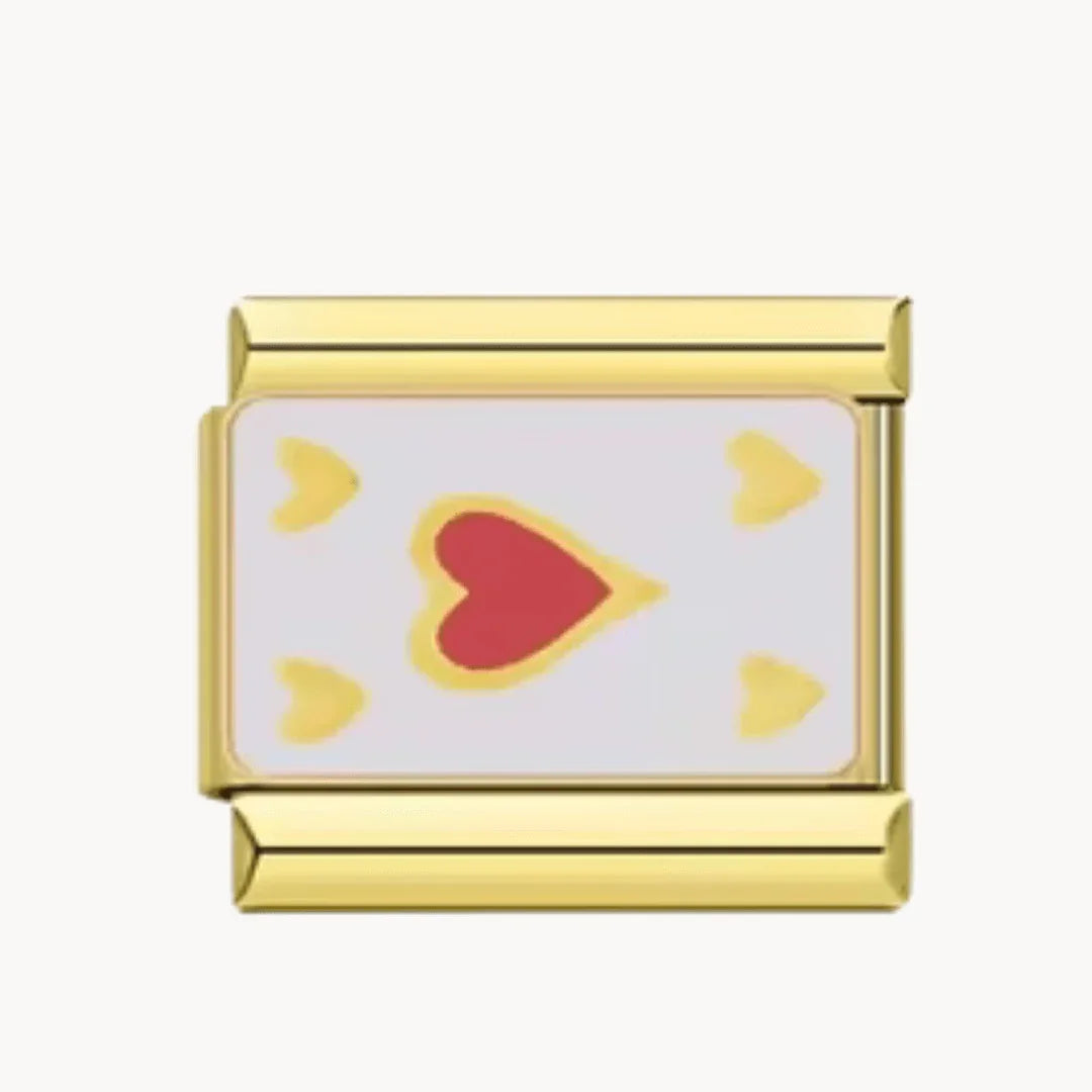 Carte de jeu cœurs - Italian Charms France