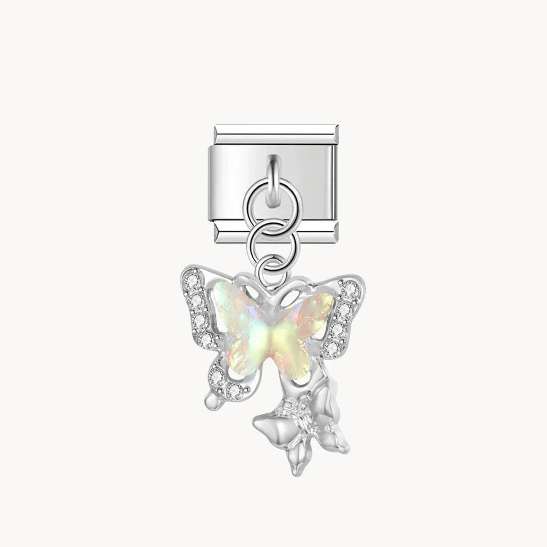 Papillon argent & or - Italian Charms France