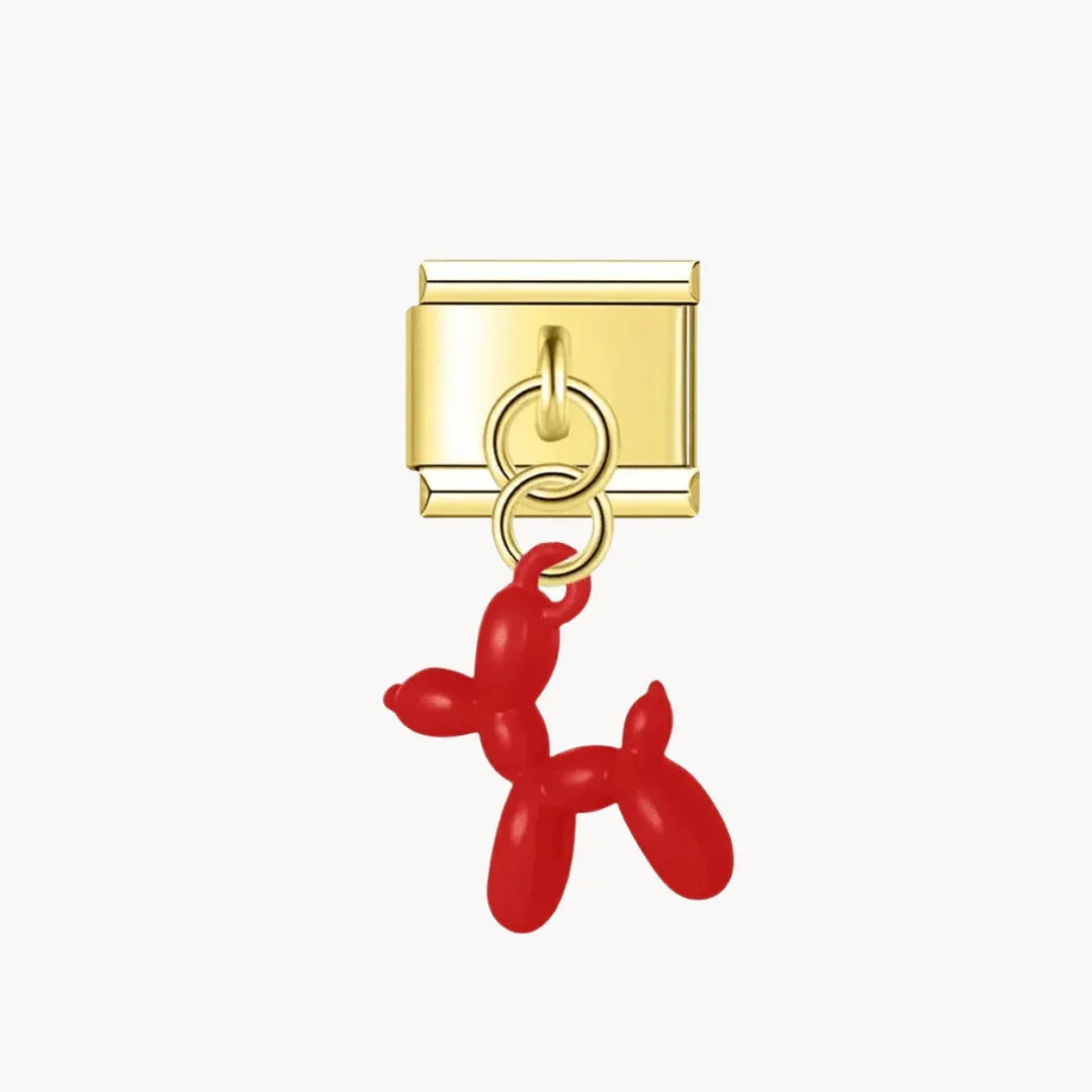 Pendentif chien ballon - Italian Charms France