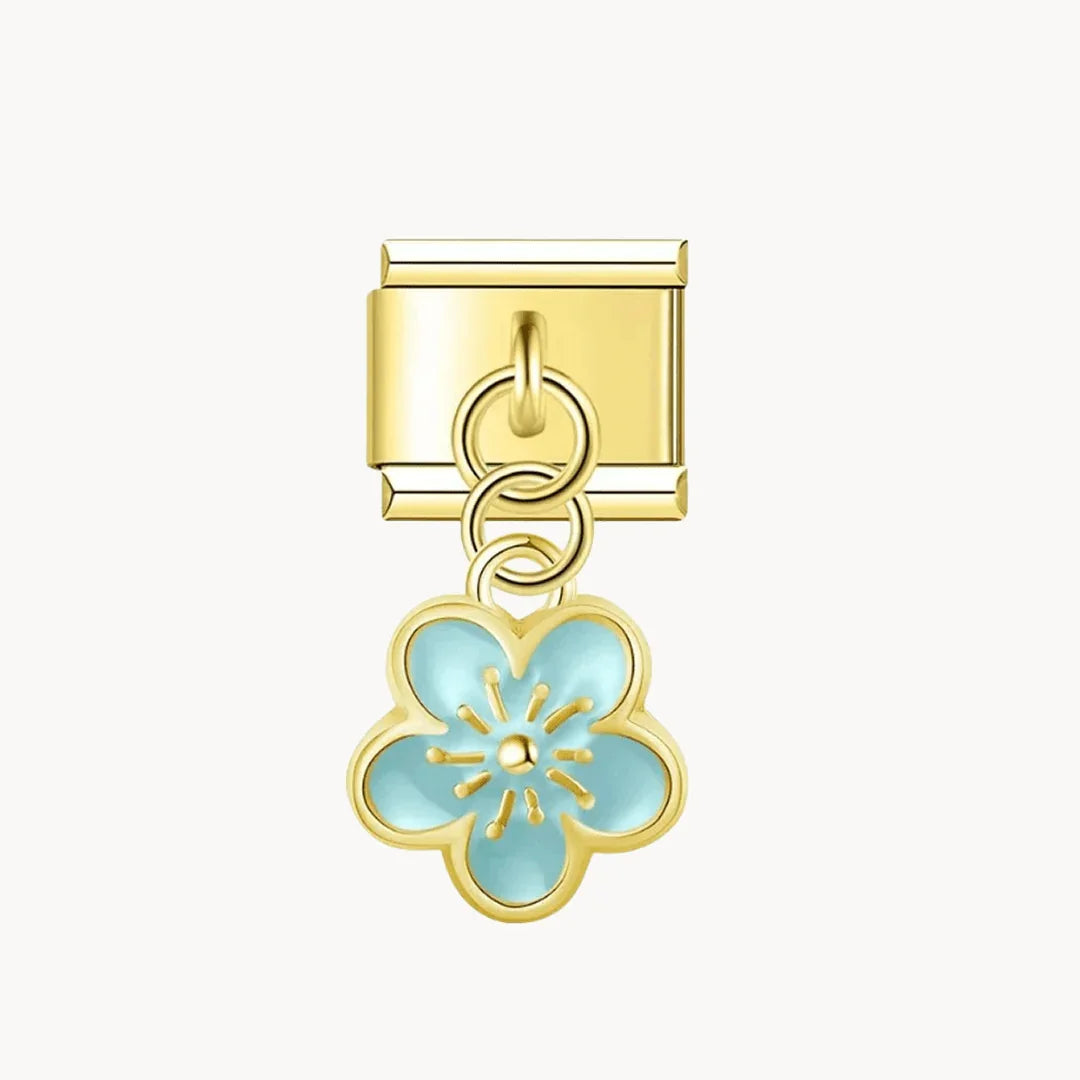 Pendentif fleur (3 couleurs) - Italian Charms France