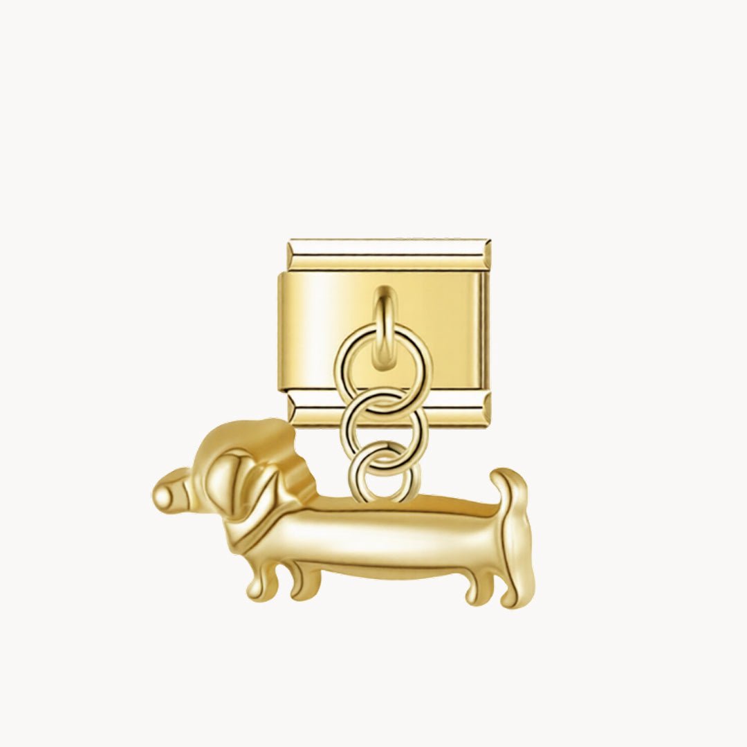 Teckel doré - Italian Charms France