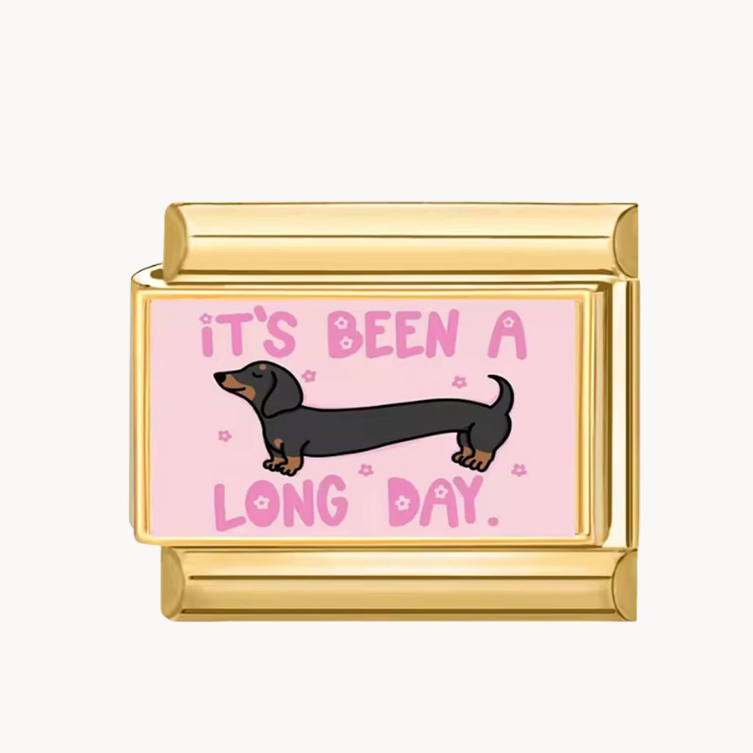 Teckel rose - Italian Charms France