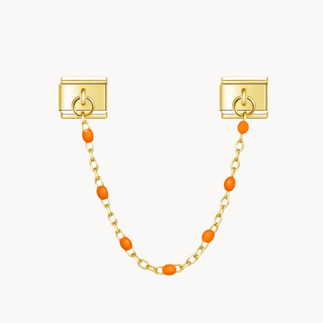ChaÎne orange dorée