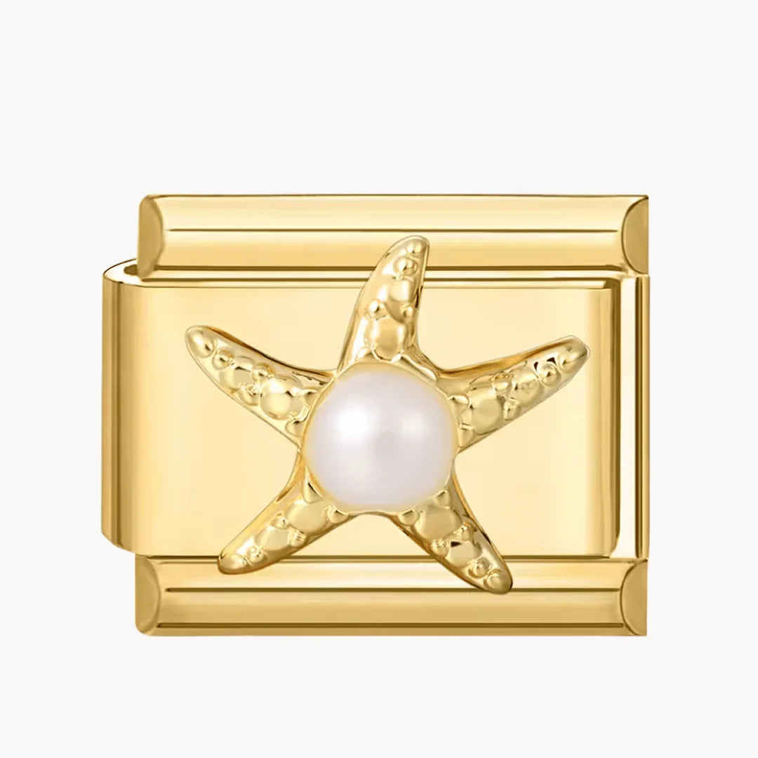 Étoile de Mer avec Perle - Italian Charms France