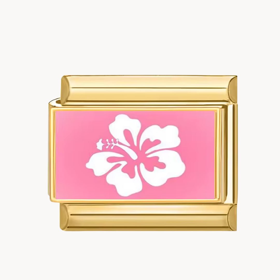 Hibiscus rose - Italian Charms France