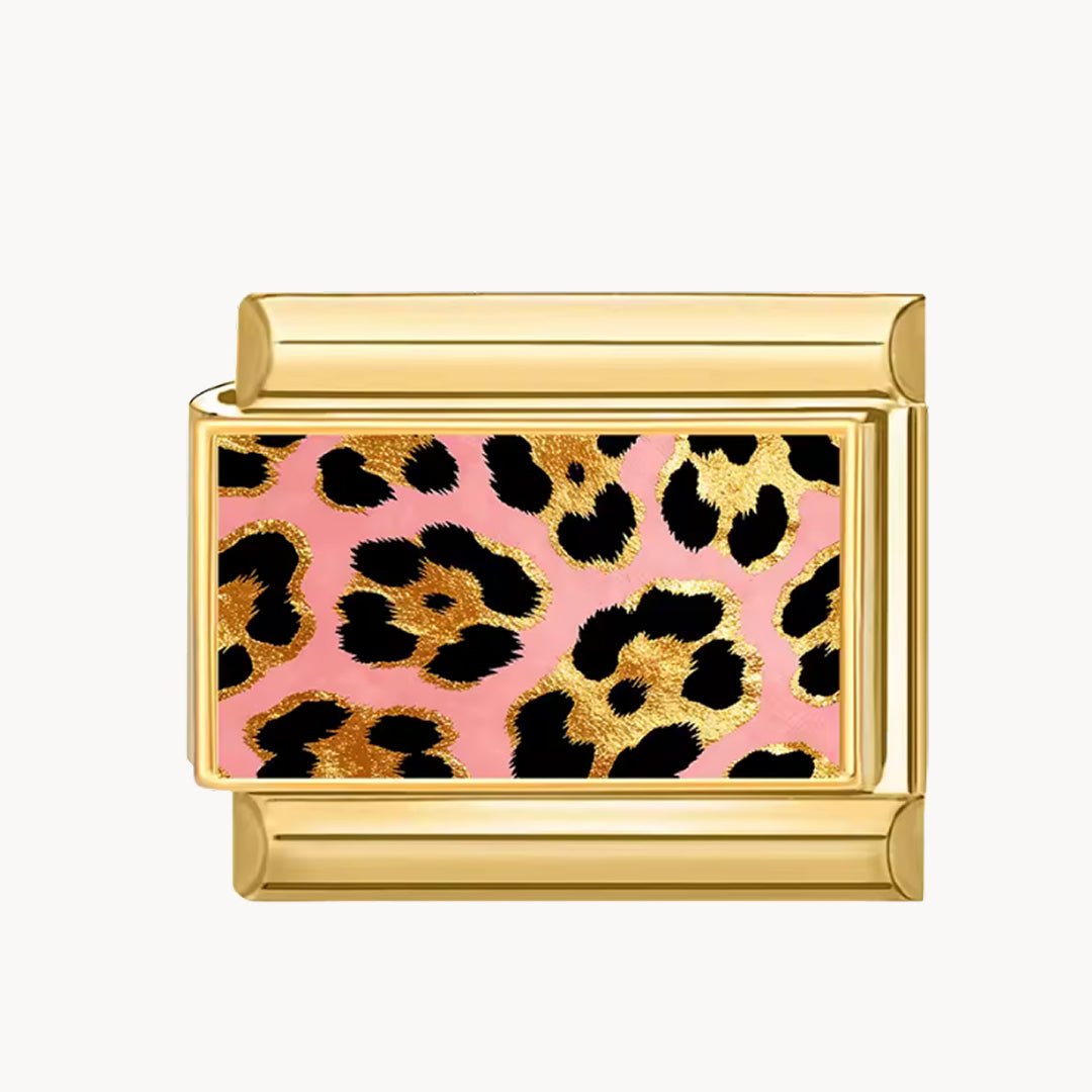 Léopard rosé - Italian Charms France