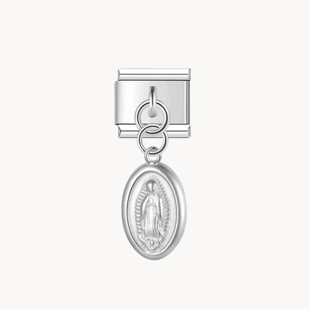 Médaille Vierge - Argent - Italian Charms France