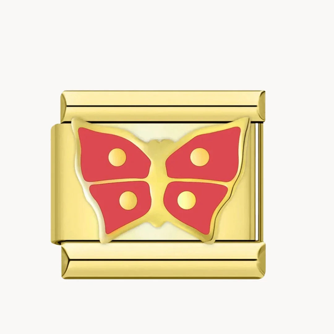 Papillon rouge - Italian Charms France