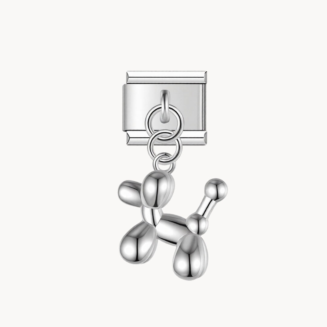 Pendentif chien ballon - Italian Charms France