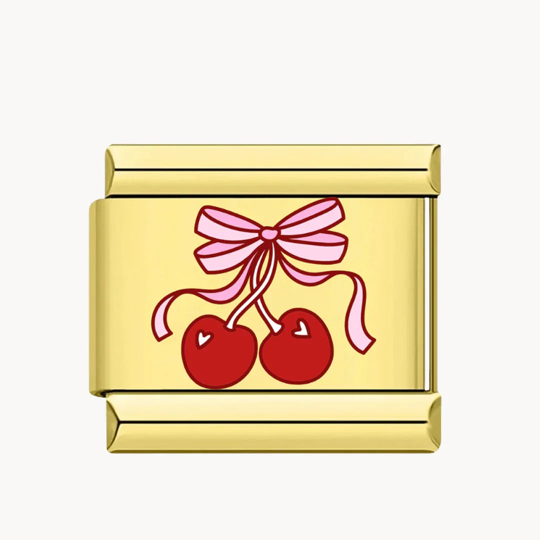 Pink cherries - Italian Charms France