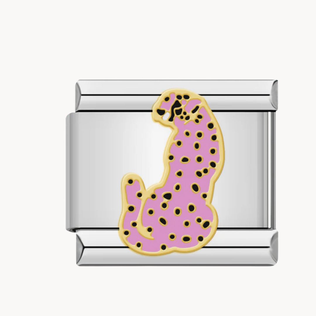 Pink Léopard - Italian Charms France