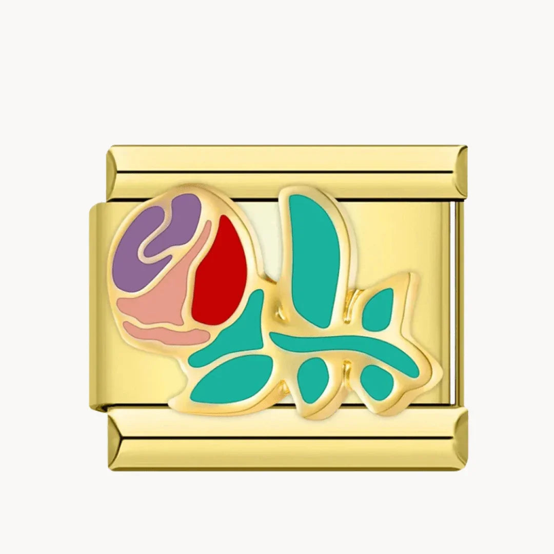 Rose sur or - Italian Charms France